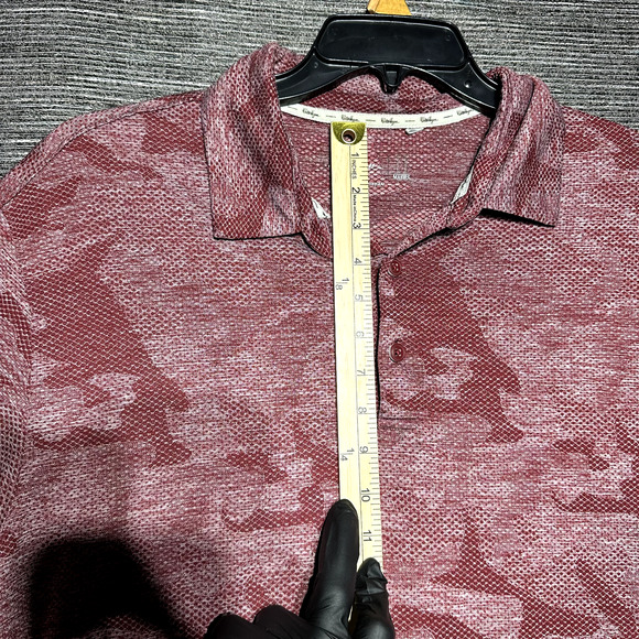 Walter Hagen Polo Shirt Men's XL Red Short Sleeve Majors Stretch - Picture 4 of 12